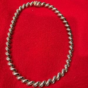 Sterling San Marco Link Necklace 925